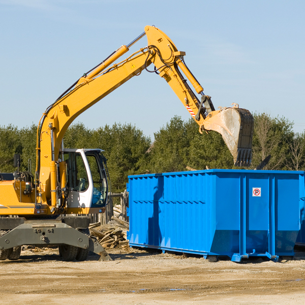 can i rent a residential dumpster for a construction project in San Quentin California